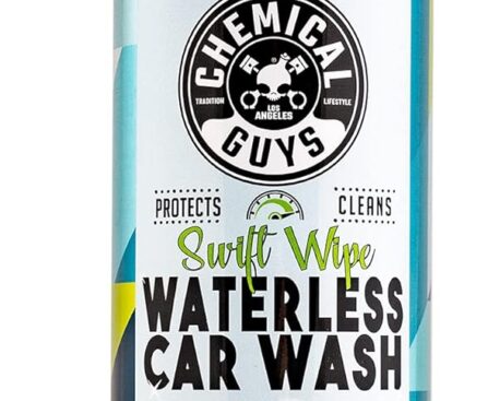 Chemical Guys Swift Wipe Sprayable Waterless Car Wash Spray – Spray and Wipe to Safely Clean and Shine Cars, Trucks, Motorcycles, RV & More, High Lubrication Formula, 16 oz