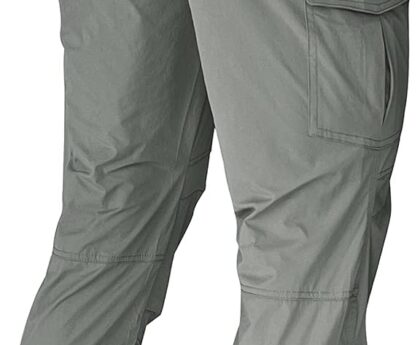 WENRONSTA Men’s Hiking Work Cargo Pants Quick-Dry Lightweight Waterproof 6 Pockets Outdoor Mountain Fishing Camping Pants