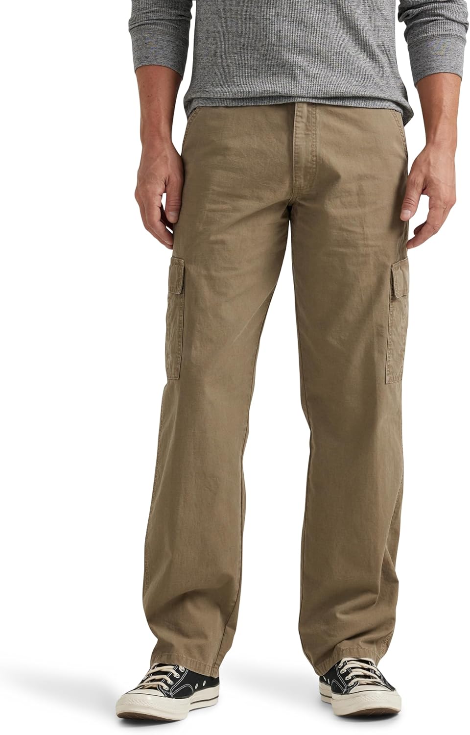Wrangler Authentics Mens Twill Relaxed Fit Cargo Pant (Logan)