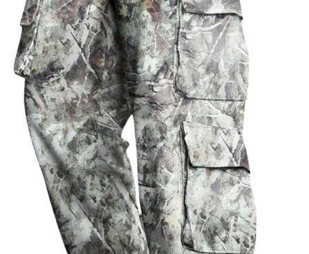 SOLY HUX Men’s Camo Baggy Cargo Pants Vintage Drawstring Elastic Waist Wide Leg Sweatpants Streetwear