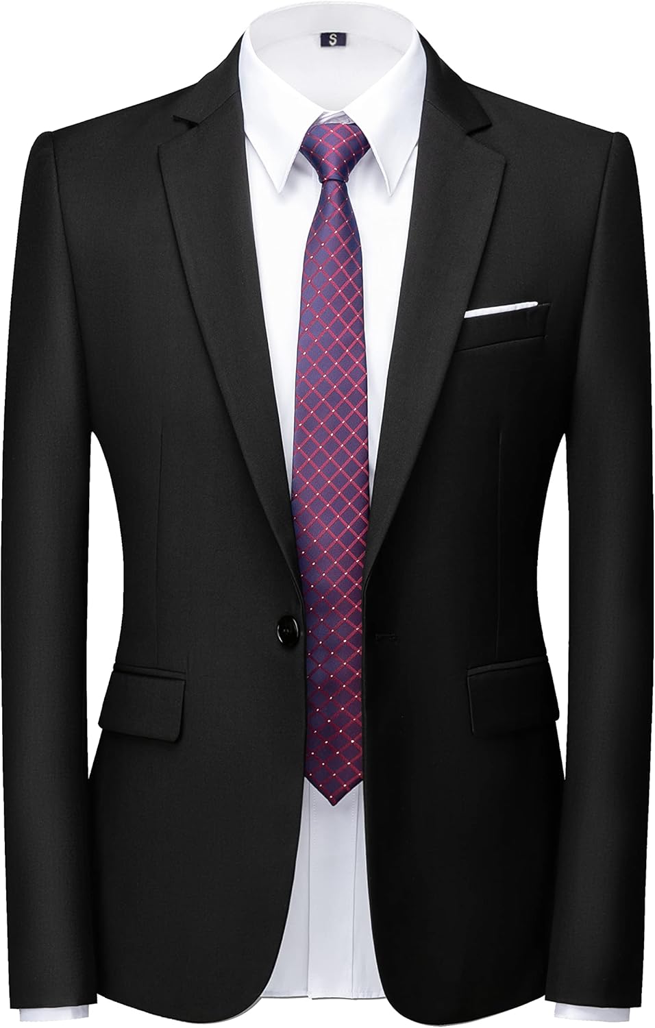 MOGU Blazer for Men, Casual Fit Jacket with One Button