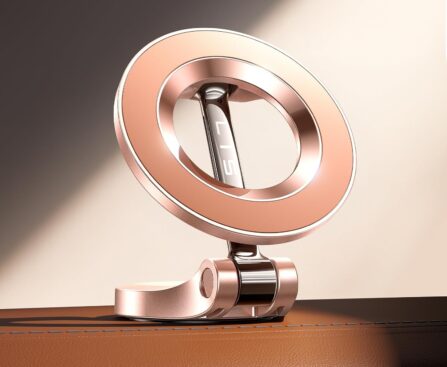 LISEN for iPhone 17 MagSafe Car Mount, Ultra Magnetic Phone Holder for Car Dashboard, Car Accessories for iPhone 16 Pro Max,Gifts for Men Women Him Her, Fit for iPhone17 Pro/air/Max 16 15 14 Rose Gold