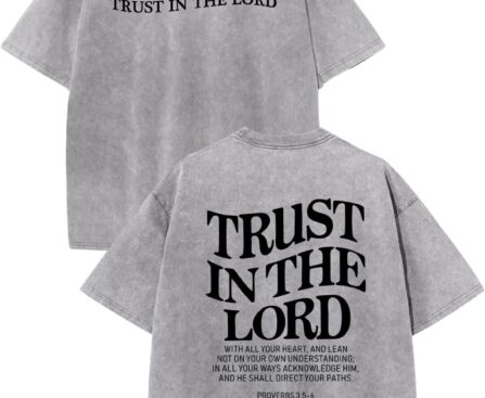 KEEVICI Boys Faith Over Fear Shirt Christian Jesus T Shirts for Kids Bible Verse Religious Graphic Tees Acid Wash Tshirt