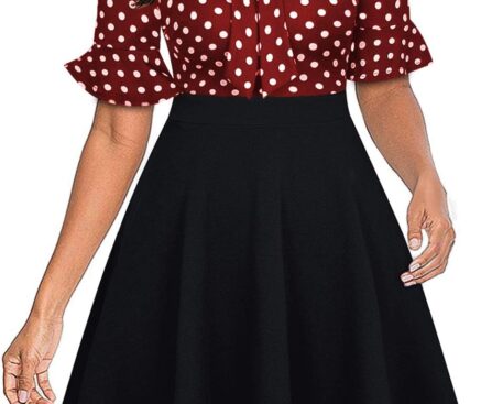 Women Summer Floral Ruffle Sleeve Wear to Work Church Wedding Guest Party Dresses