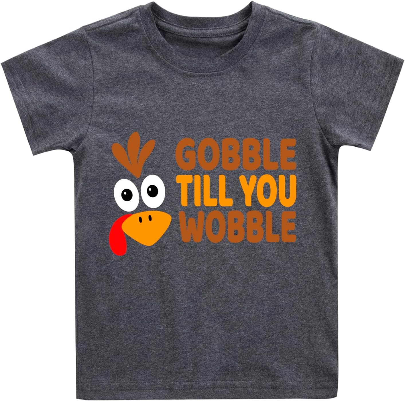 Toddler Boy Thanksgiving Shirt Kids Boys Girls Funny Turkey T-Shirt Pumpkin Season Clothes Tee Tops 2-7 Years