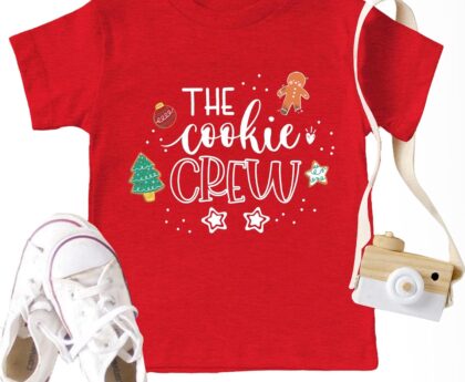 Toddler Christmas Shirts Boys Girls Christmas Tree T-Shirt Kids Merry and Bright Tees Xmas Holiday Tops 2-7 Years