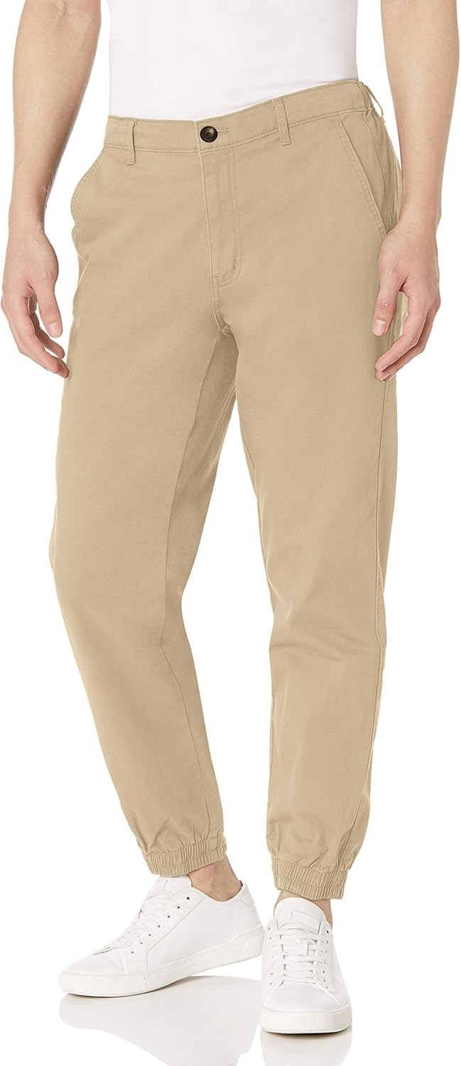 Amazon Essentials mens Straight-Fit Chino Jogger Pant