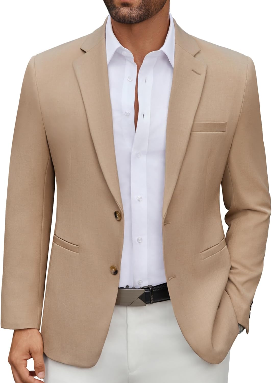 COOFANDY Men’s Casual Blazer Regular Fit Lightweight Two Button Sport Coat Suit Jacket