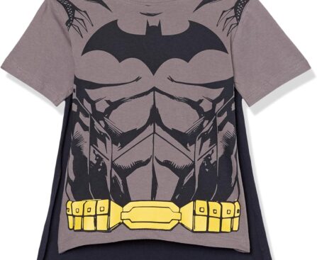 DC Comics Boys Batman Cosplay Short Sleeve Cape Tee T-Shirt – DC Comics