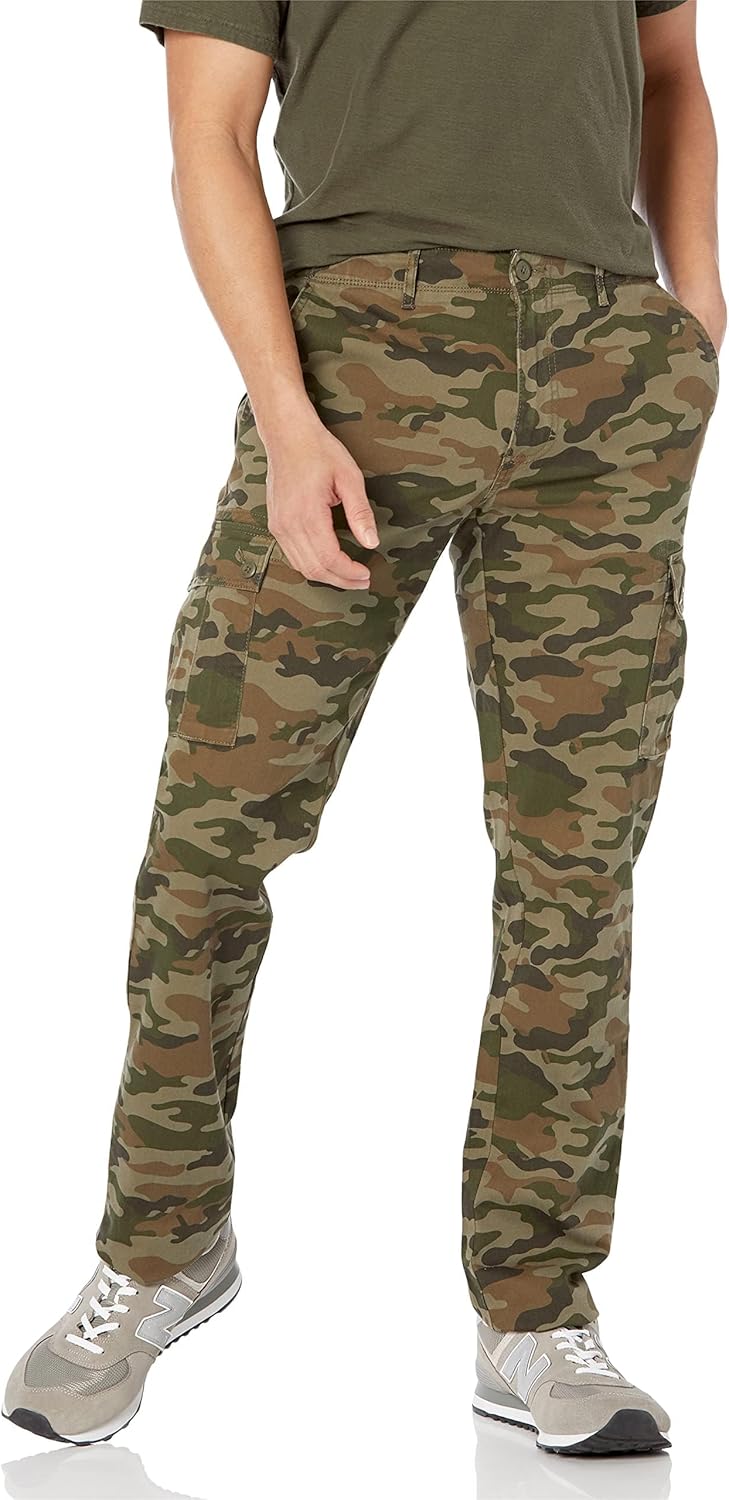 Amazon Essentials Mens Slim-Fit Stretch Cargo Pant (Available in Big & Tall)