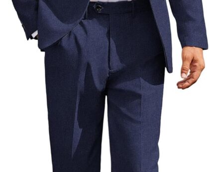 COOFANDY Men Suits Classic Fit 2 Piece Suit Set One Button Casual Blazer Wedding Bussiness Suit Separates