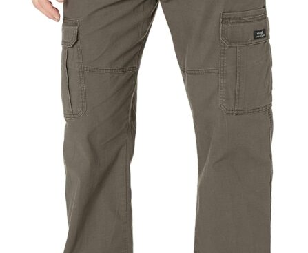 Wrangler Authentics mens Relaxed Fit Stretch Cargo Pant
