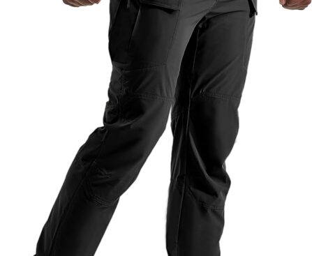 Tactical Pants for Men with 10 Pockets,Slim Fit Cargo Work Pants,Durable for Hiking,Fishing,Outdoor Activities