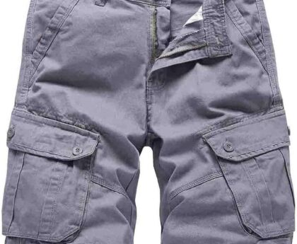 Basoteeuo Mens Cargo Shorts Casual Lightweight with Multi Pockets Summer Outdoor Work CargoShorts