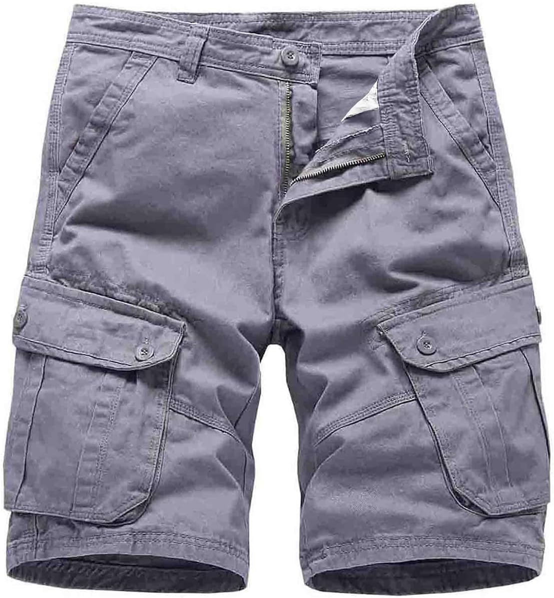Basoteeuo Mens Cargo Shorts Casual Lightweight with Multi Pockets Summer Outdoor Work CargoShorts