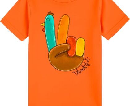 Thanksgiving Shirts for Kids Girls Boys Turkey Shirt Tee Tops