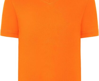 QBK 2T to Youth Neon T Shirt Kids Rash Guard UPF 50+ V-Neck Dry Fit Athletic Short Sleeve Shirts for Boys and Girls