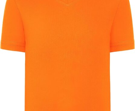 QBK 2T to Youth Neon T Shirt Kids Rash Guard UPF 50+ V-Neck Dry Fit Athletic Short Sleeve Shirts for Boys and Girls