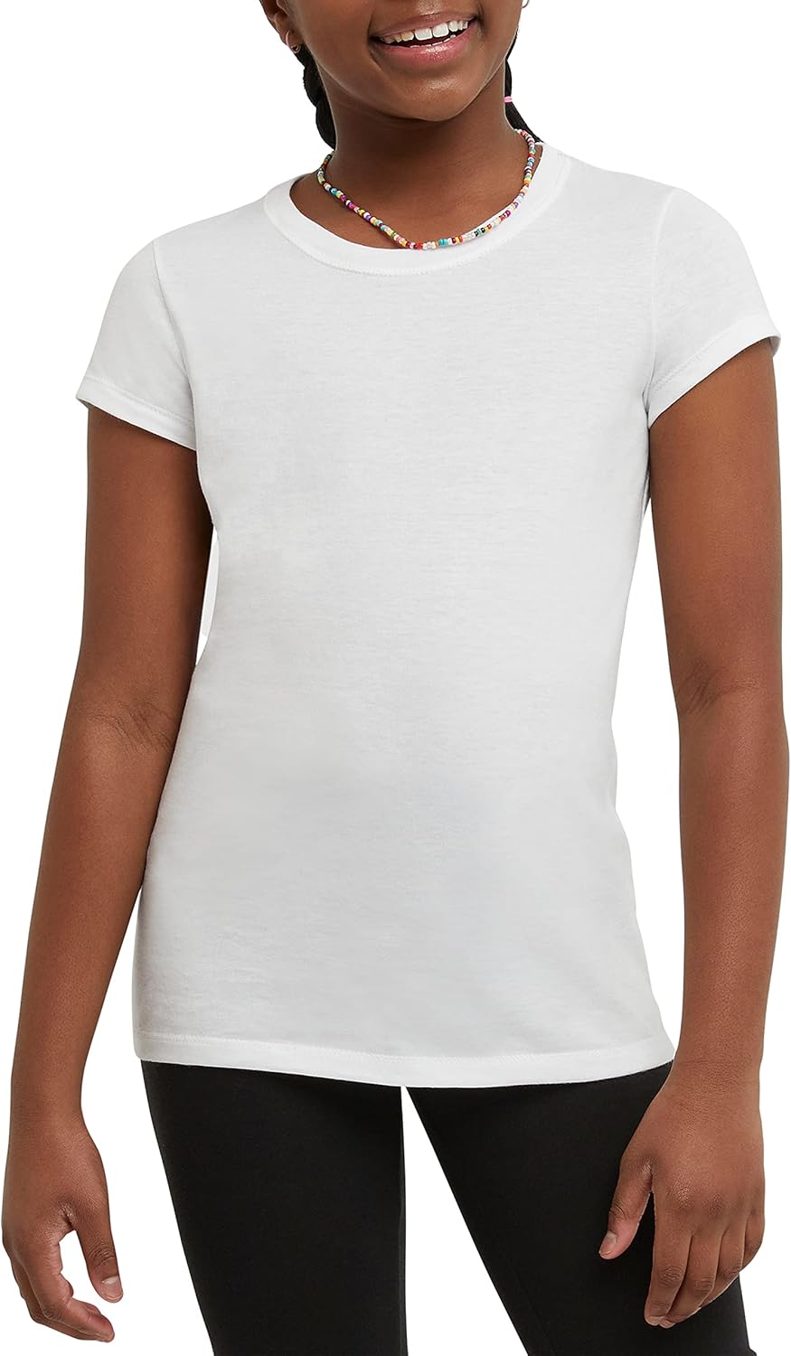 Hanes Girls’ Jersey Cotton Tee (Pack Of 2)