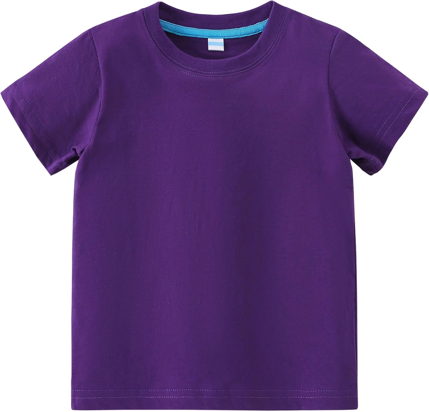 AIWUHE Toddler T Shirts Cotton Summer Tshirts Boys Girls Basic Tee Undershirts Short Sleeve Clothes Crew Neck Shirts 2-7Y