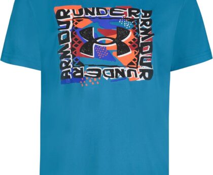 Under Armour Boys Boys’ Short Sleeve Shirt, Crewneck, Lightweight and Breathable