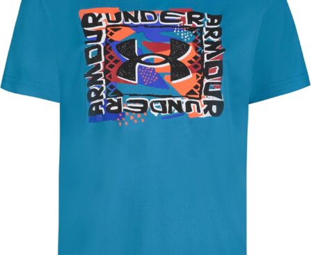 Under Armour Boys Boys’ Short Sleeve Shirt, Crewneck, Lightweight and Breathable