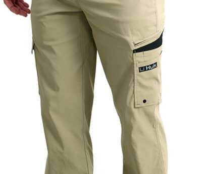 HUK – Men’s Icon Pro Pant, Performance Fishing Cargo Pocket Pants
