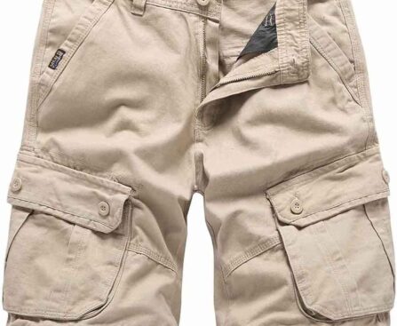 Basoteeuo Mens Cargo Shorts Casual Lightweight with Multi Pockets Summer Outdoor Work CargoShorts