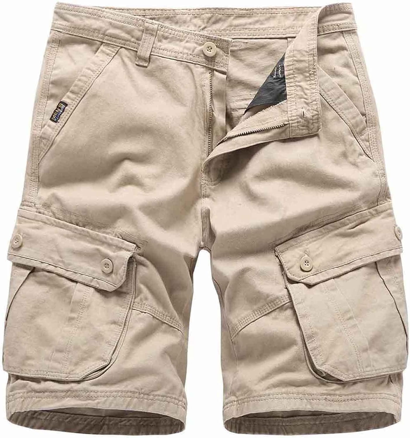 Basoteeuo Mens Cargo Shorts Casual Lightweight with Multi Pockets Summer Outdoor Work CargoShorts