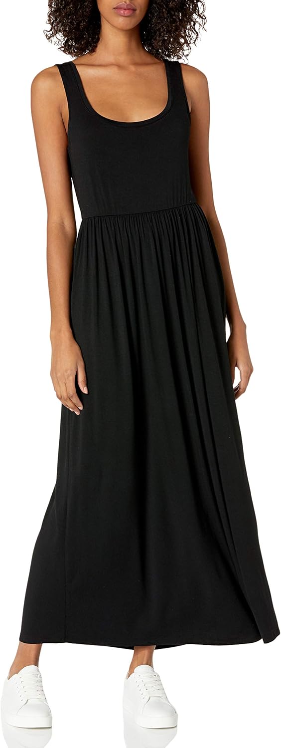 Amazon Essentials Women’s Tank Waisted Maxi Dress (Available in Plus Size)