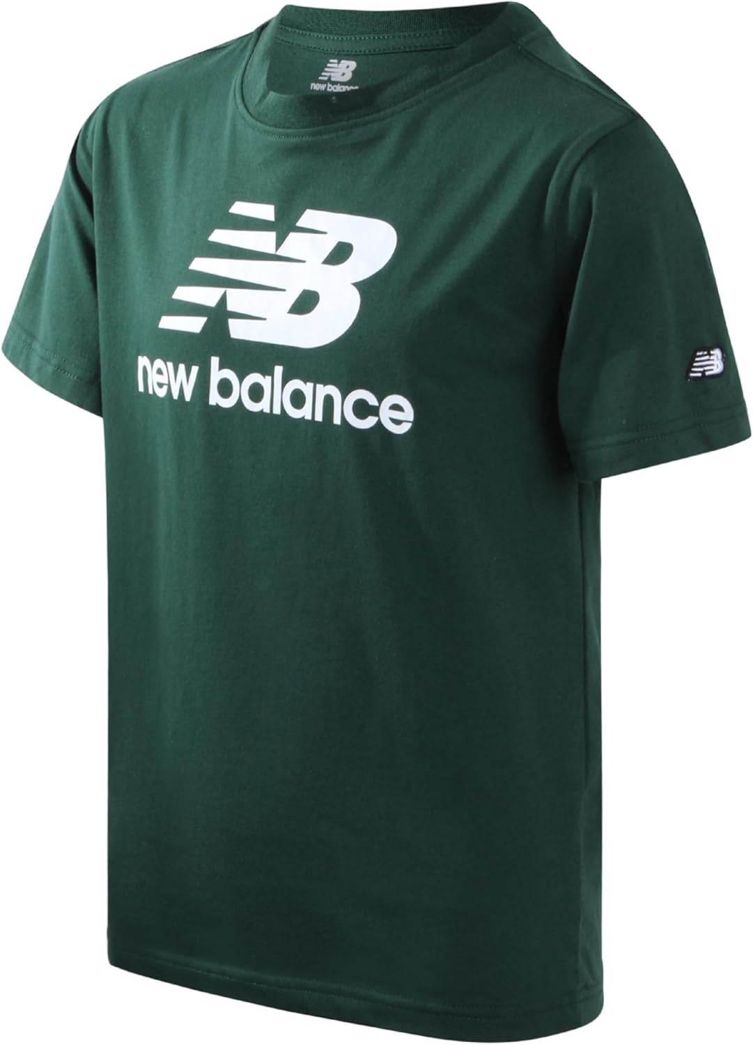 New Balance Boys T Shirts – Short Sleeve Cotton Crewneck Graphic Tees, Athletic Logo Shirts for Boys (Sizes: 8-20)