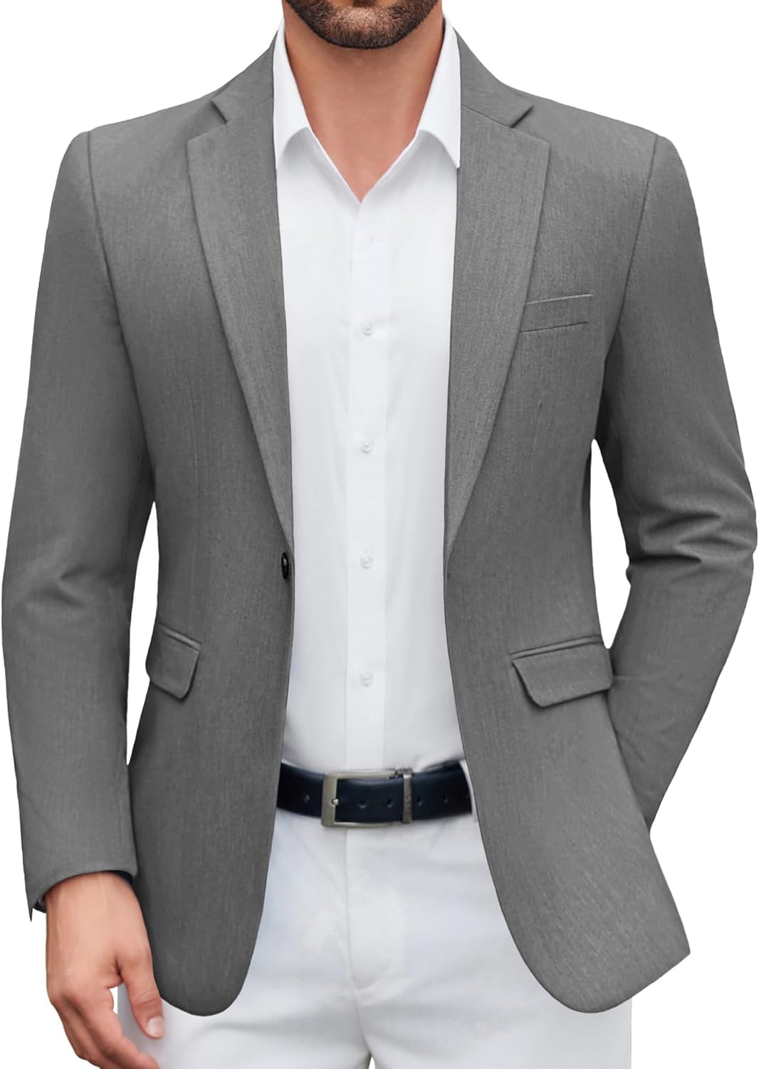 COOFANDY Men’s Casual Blazer One Button Sport Coat Lightweight Business Suit Jacket