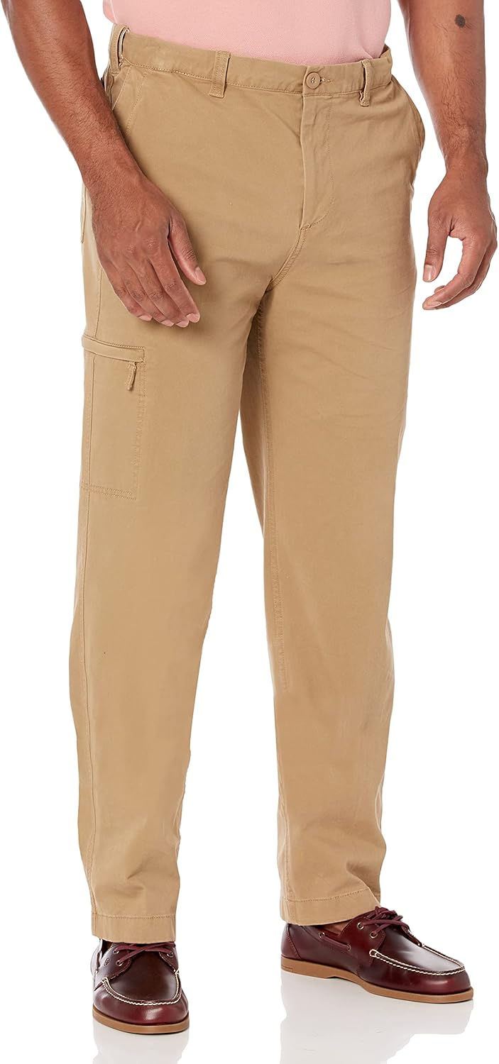 DOCKERS Men’s Go-to Cargo Straight Fit Smart 360 Flex Pants (Standard and Big & Tall)