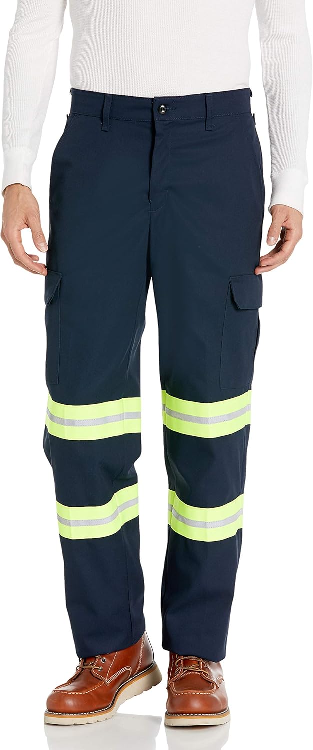 Red Kap Men’s Enhanced Visibility Industrial Cargo Pant