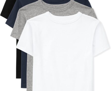 The Children’S Place Boys Short Sleeve Basic Layering T-Shirt