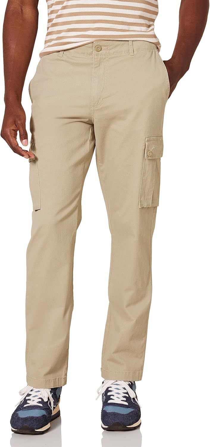 Amazon Essentials Mens Slim-Fit Stretch Cargo Pant (Available in Big & Tall)