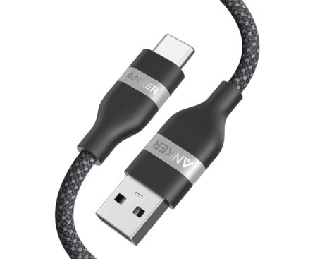 Anker Car Carplay Cable for iPhone 17 16 Pro Max Plus, Upcycled Braided USB A to USB C Car Charger Cord for Samsung Note20 and More (3FT, Black)