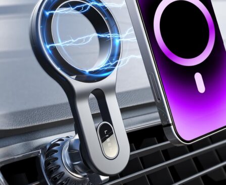 LISEN for MagSafe Car Mount, Magnetic Phone Holder for Car Air Vent Phone Holder [Strong Magnetic] Hands Free Cell Phone Holder Strong Clip Car Accessories fit iPhone 17 Pro Max 16 15 14 13