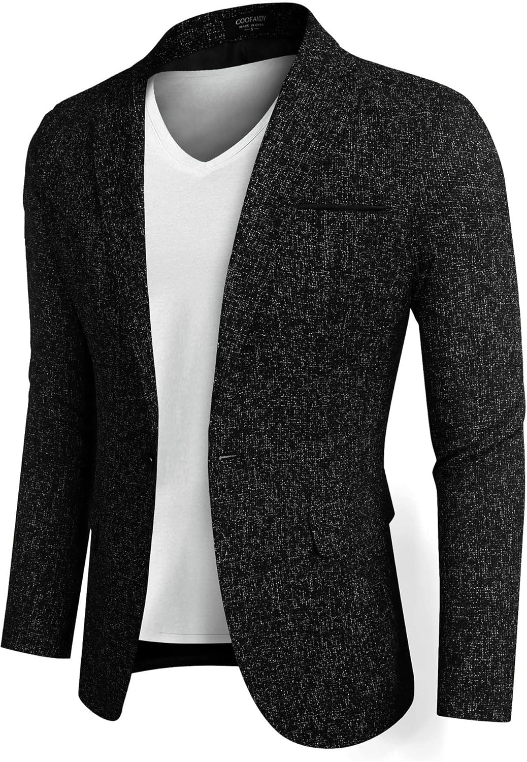 COOFANDY Men’s Casual Blazer Suit Jackets Slim Fit One Button Business Sport Coats