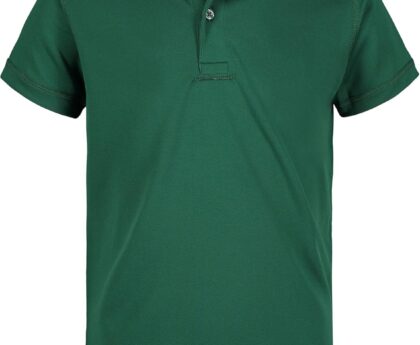 Nautica Boys’ School Uniform Sensory-Friendly Short Sleeve Polo Shirt, Button Closure, Moisture Wicking Performance Material