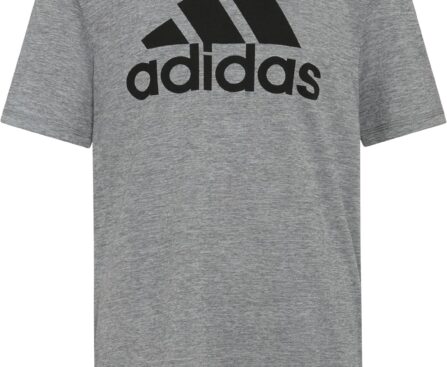 adidas Boys’ Stay Dry Climalite Short Sleeve T-Shirt