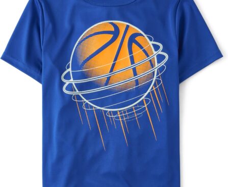 The Children’s Place Boys’ Active Performance Short Sleeve T-Shirt