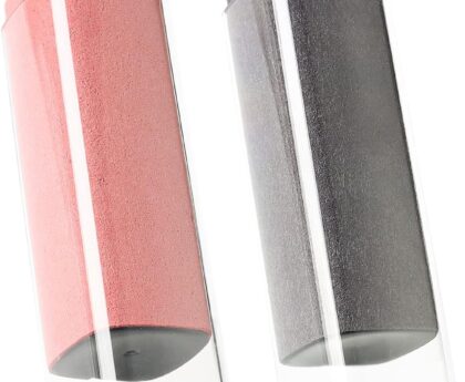 Touchscreen Screen Cleaner Kit 2 Pcs, Phone, Tablet and Car Screen Cleaner, Two in One Spray and Microfiber Cloth(Grey&Pink)