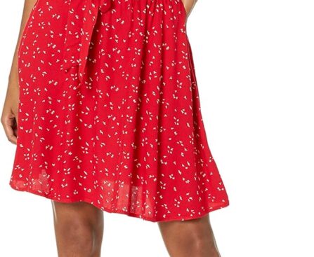 Amazon Essentials womens Sleeveless Relaxed-Fit Woven Shirt Dress