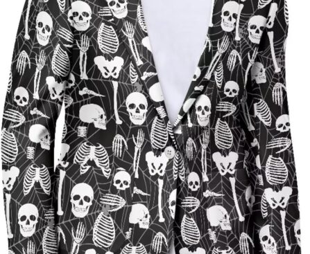 Men’s Casual Lapel Blazer Muticolor One Button Suit Regular Fit Sports Coats Jackets for Prom,Party,Dinner