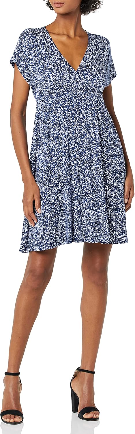 Amazon Essentials Women’s Surplice Dress (Available in Plus Size)