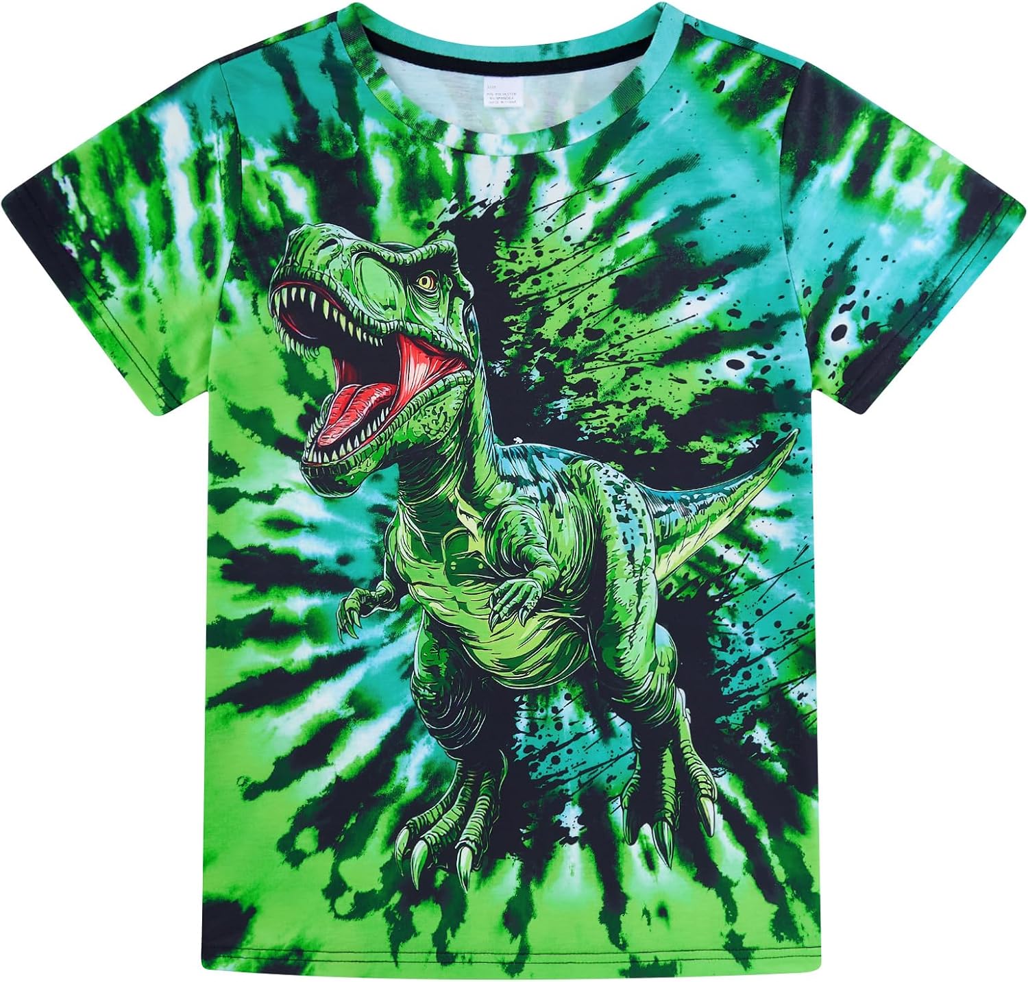 Boys Tie Dye Shirt Size 4-14 Hippies Senior Rainbow Tees T Shirts for Kids