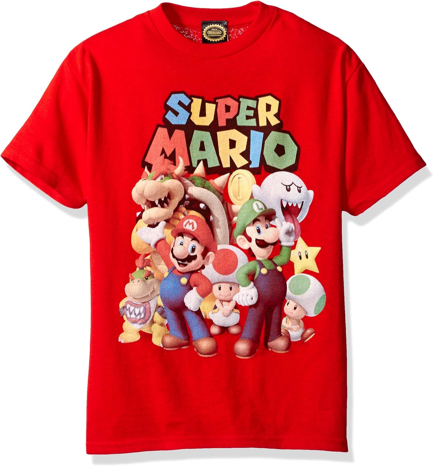 Nintendo Boy’s Super Mario Groupage T-Shirt
