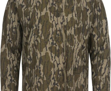 Mossy Oak Boys Camo Shirt – Youth Camo Long Sleeve Shirts – Kids Hunting Clothes