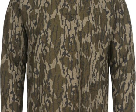 Mossy Oak Boys Camo Shirt – Youth Camo Long Sleeve Shirts – Kids Hunting Clothes